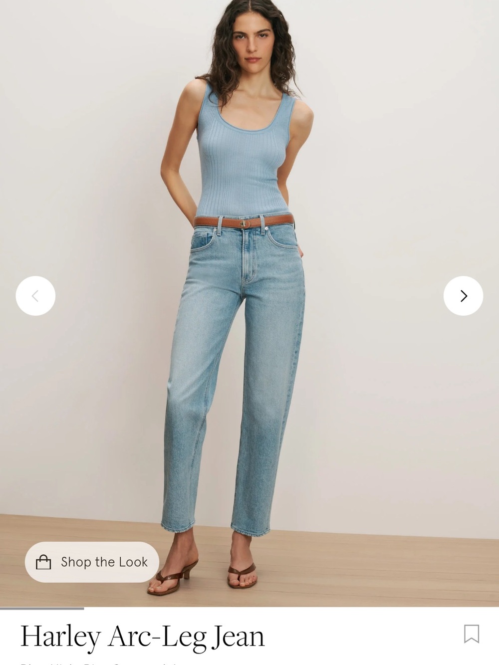 Veronica Beard NWT Harley the Arc Leg Jeans in Big Splash, 30x29